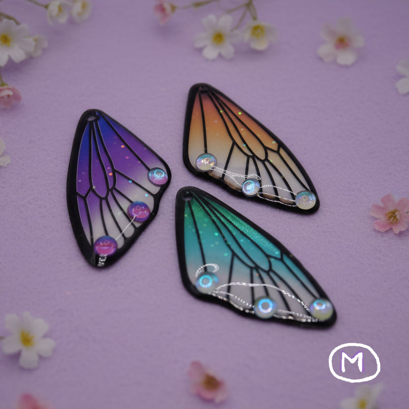Forest Gathered Wing Charms
