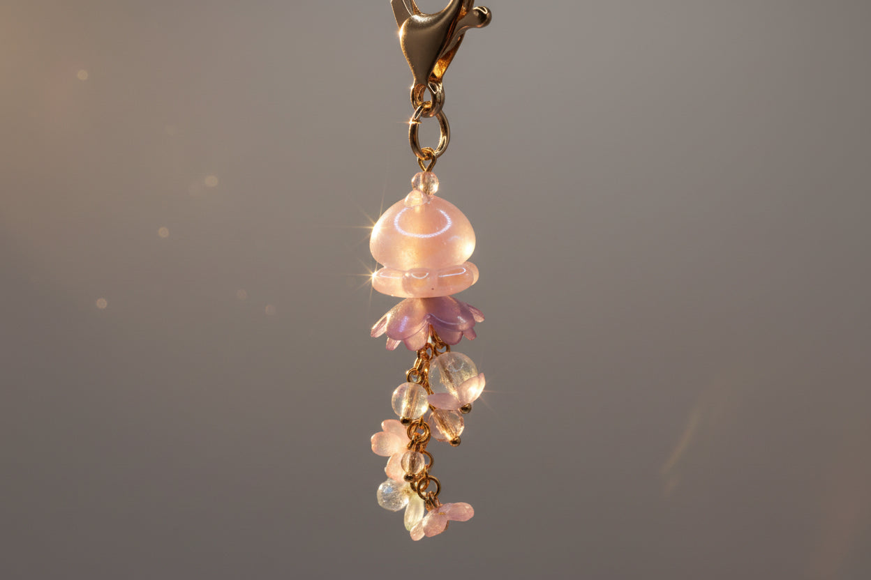 A Light in the Abyss (Glow in the Dark Bag Charm) (As Is)