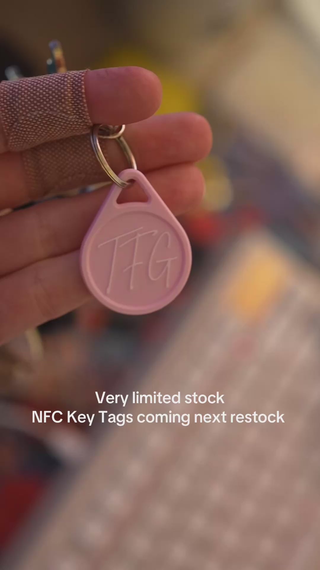 TFG NFC Keychain Charm